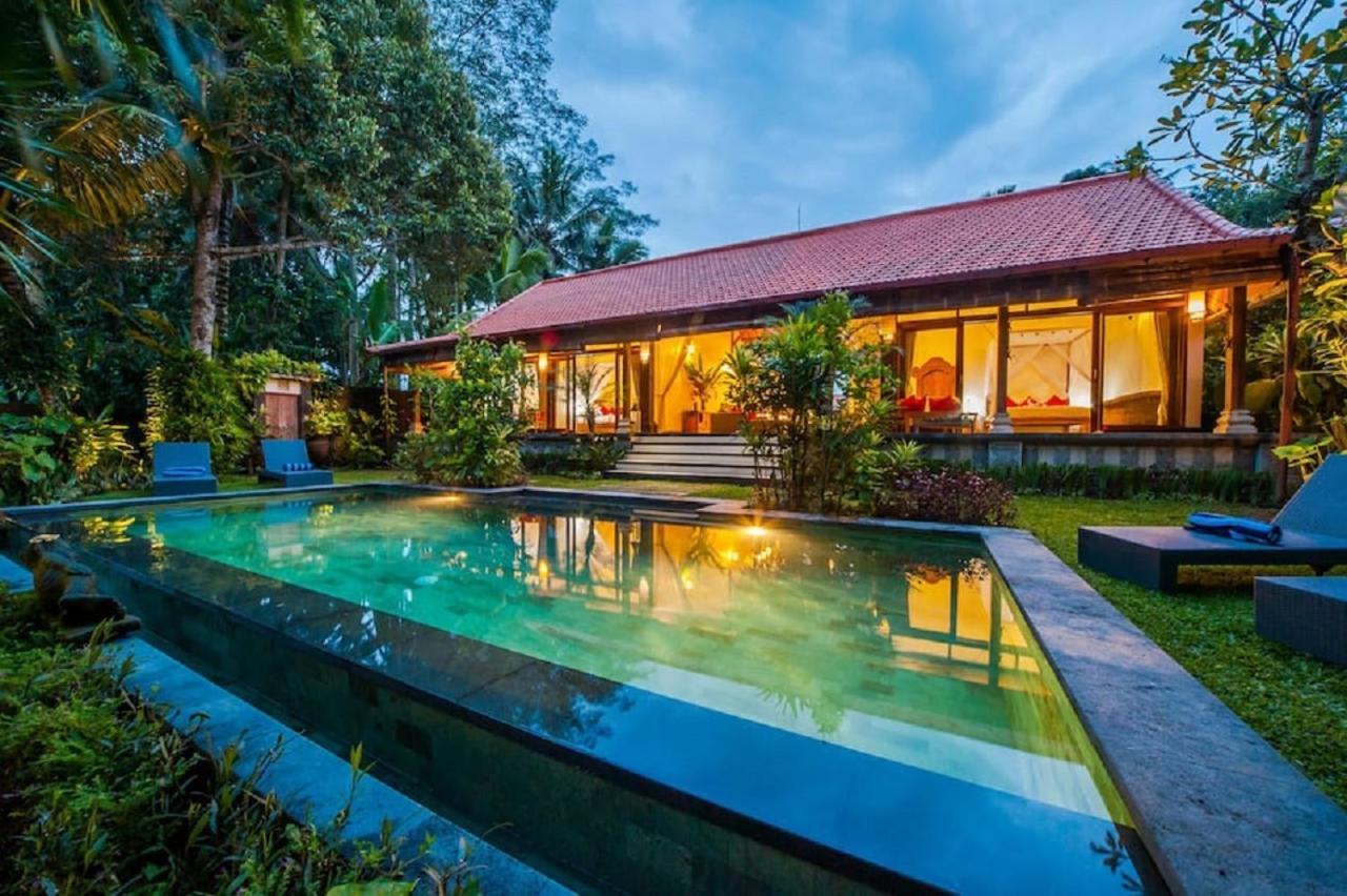 Luxury 3Br Infinity Jungle View Aashaya Villa Ubud Exterior foto