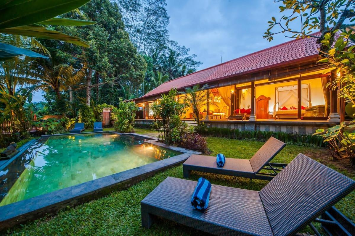 Luxury 3Br Infinity Jungle View Aashaya Villa Ubud Exterior foto
